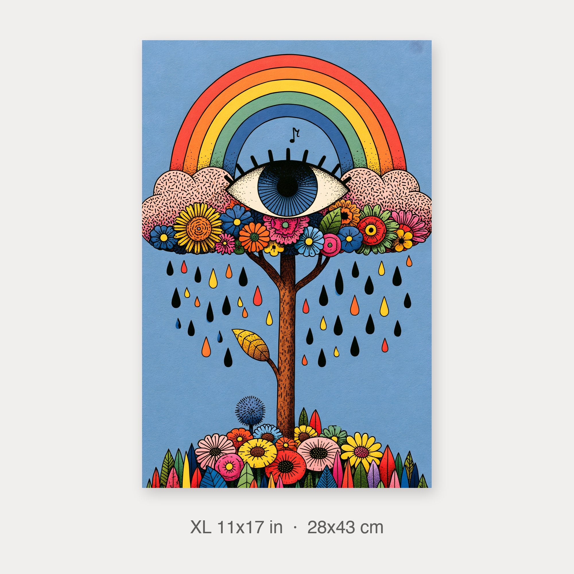 Semi-Gloss Poster 11x17 crop preview