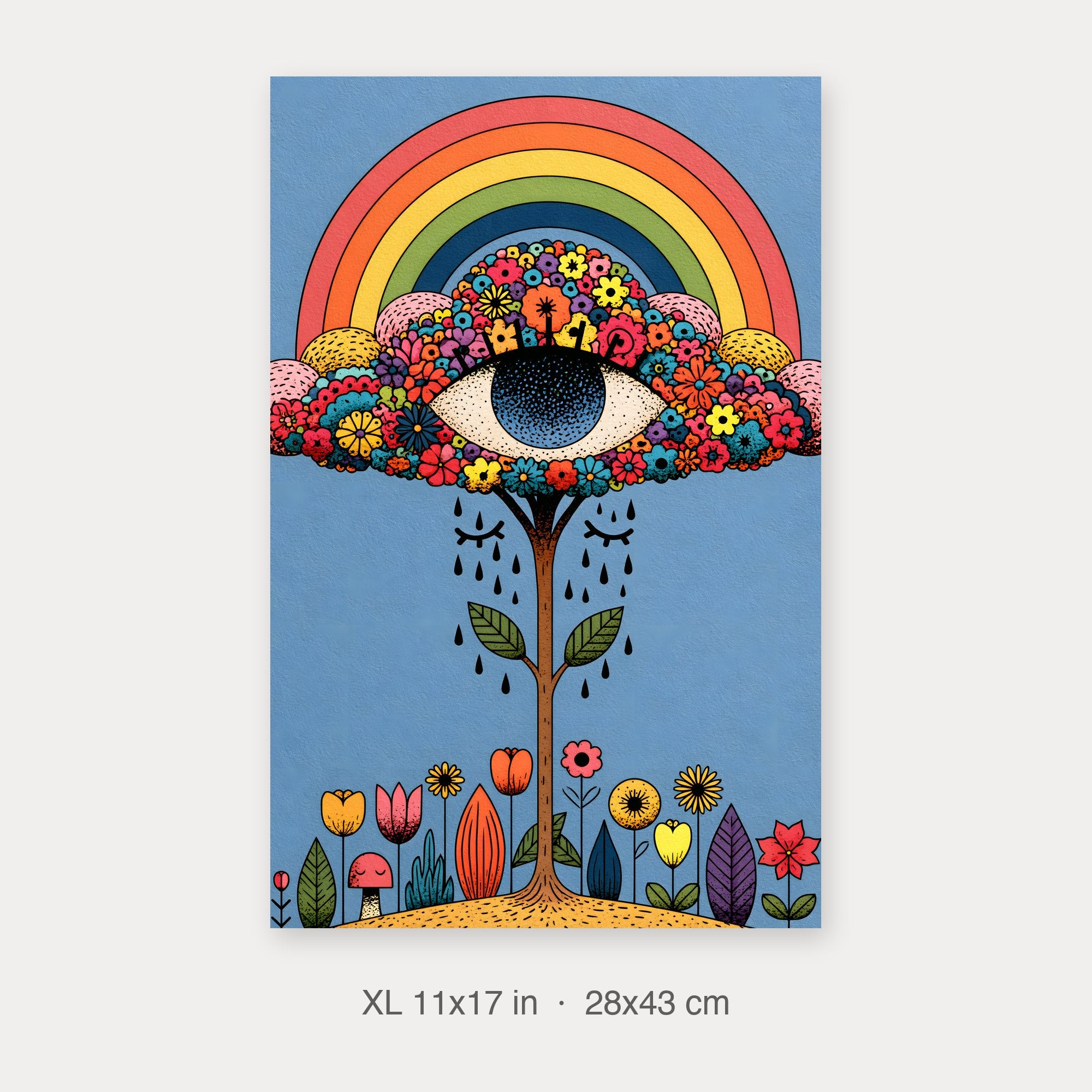 Semi-Gloss Poster 11x17 crop preview