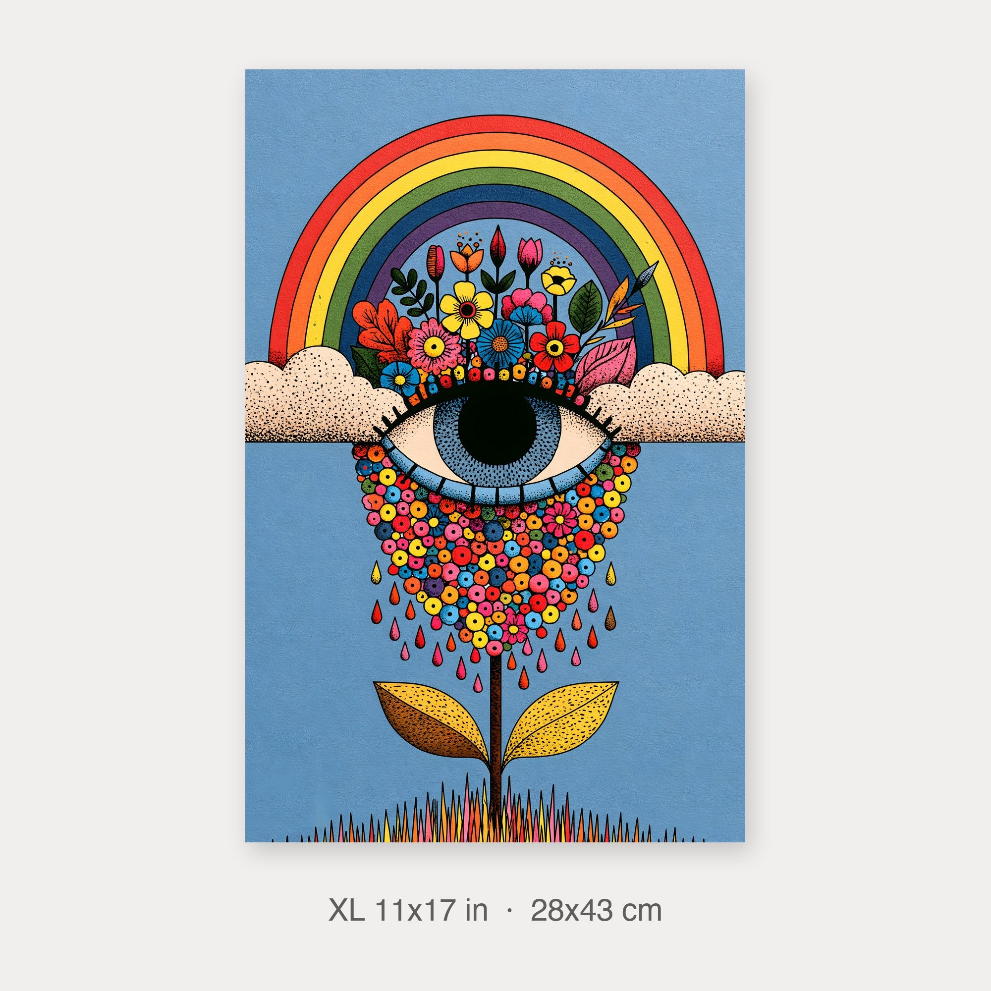 Semi-Gloss Poster 11x17 crop preview
