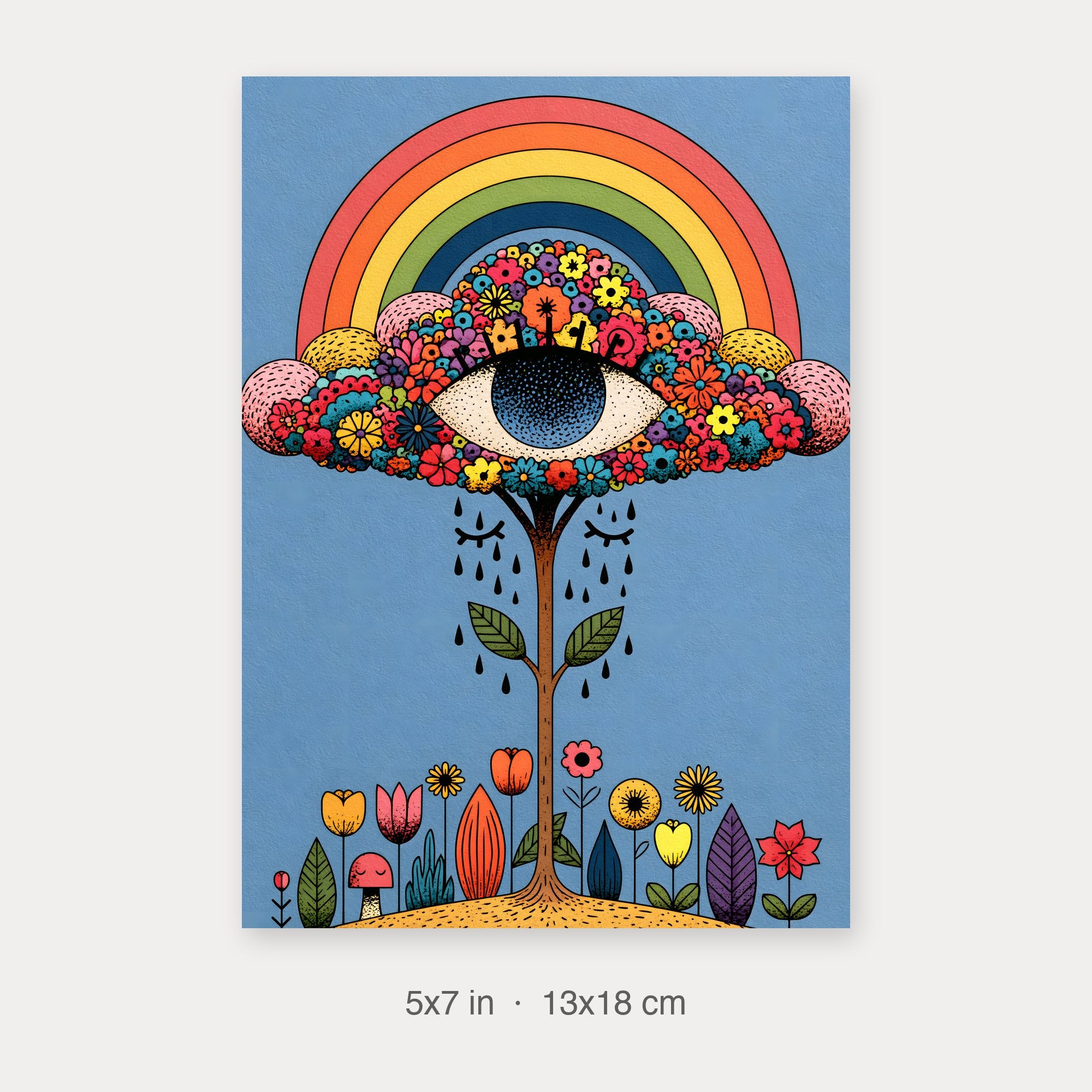 Semi-Gloss Poster 5x7 crop preview