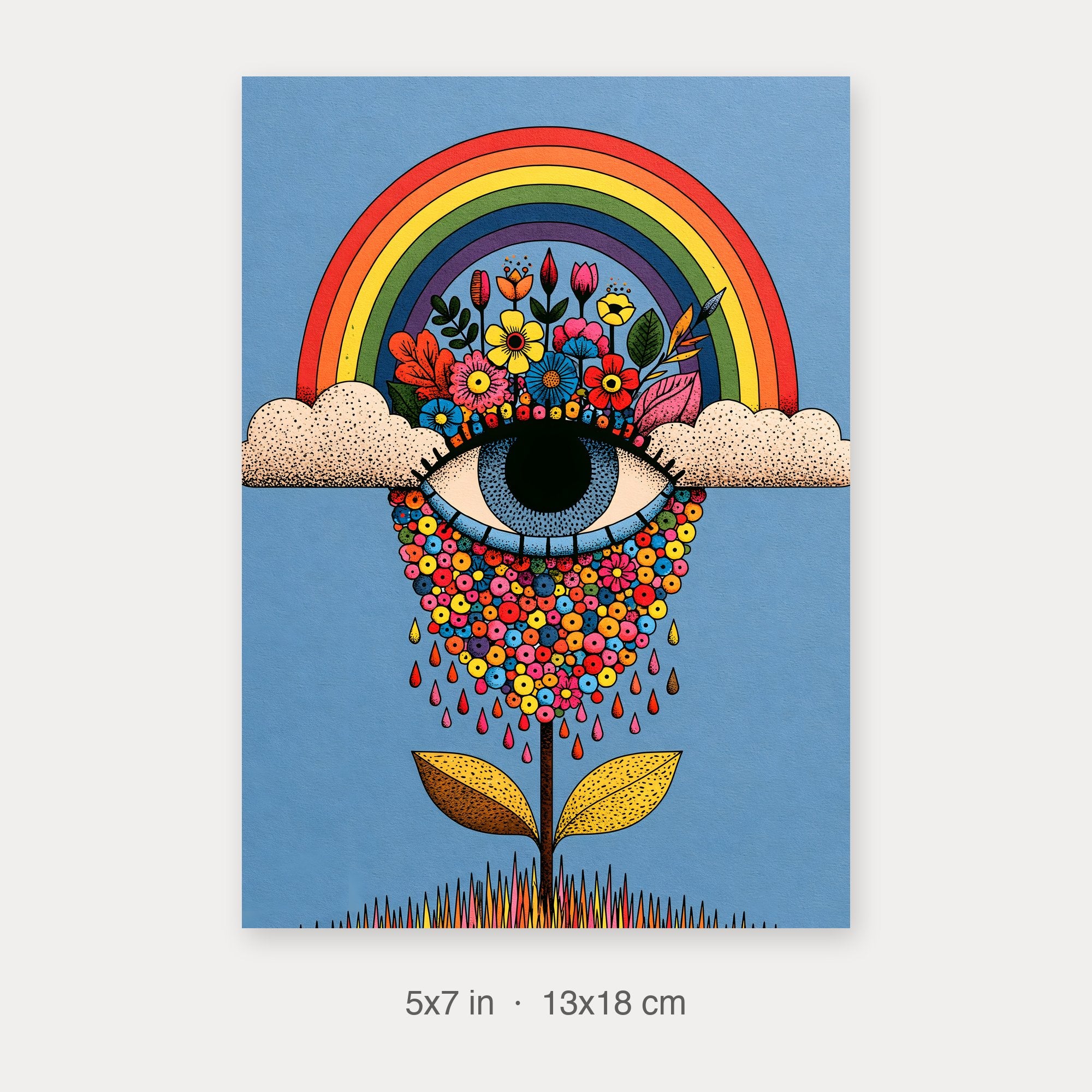 Semi-Gloss Poster 5x7 crop preview