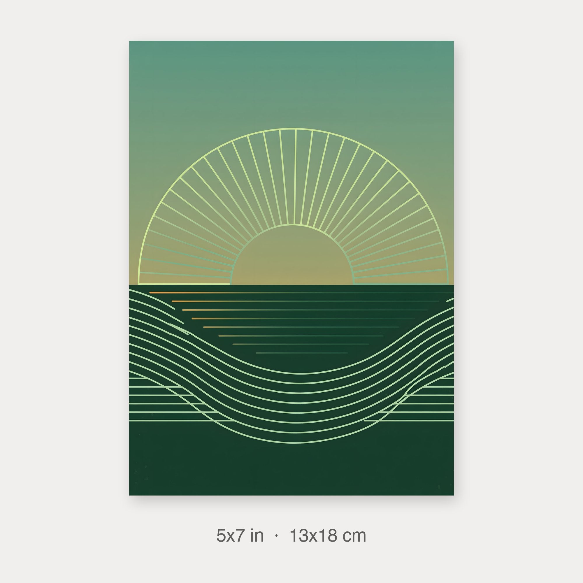 Semi-Gloss Poster 5x7 crop preview