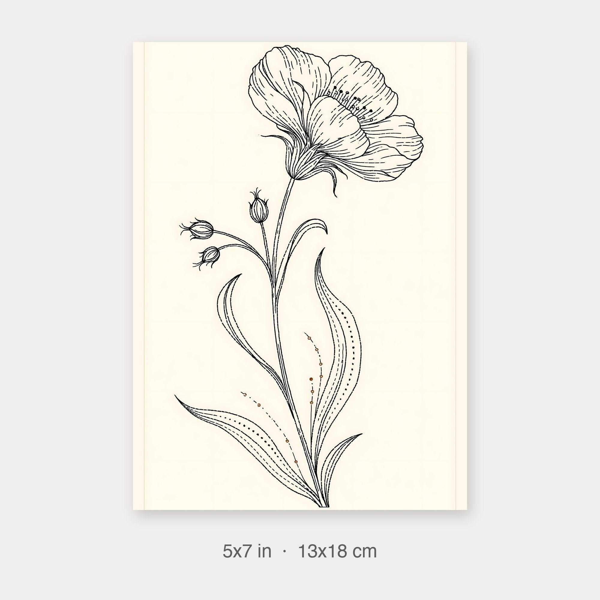 Semi-Gloss Poster 5x7 crop preview
