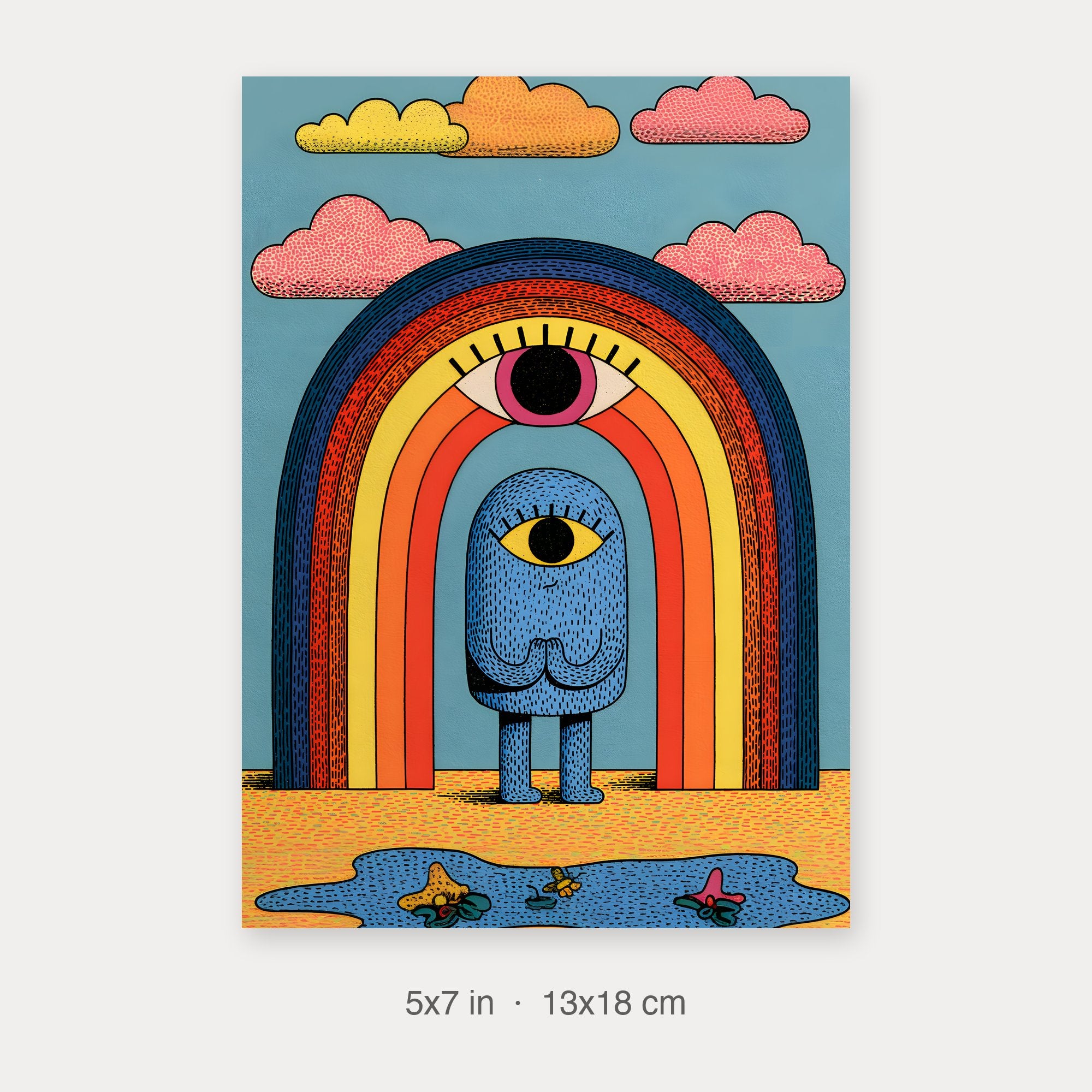 Semi-Gloss Poster 5x7 crop preview