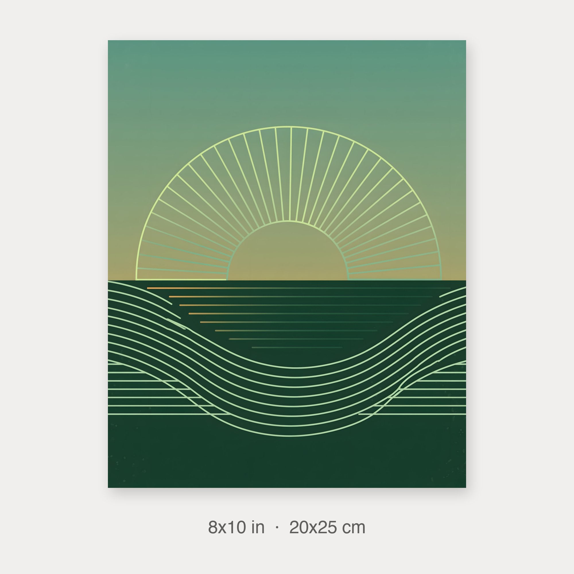 Semi-Gloss Poster 8x10 crop preview