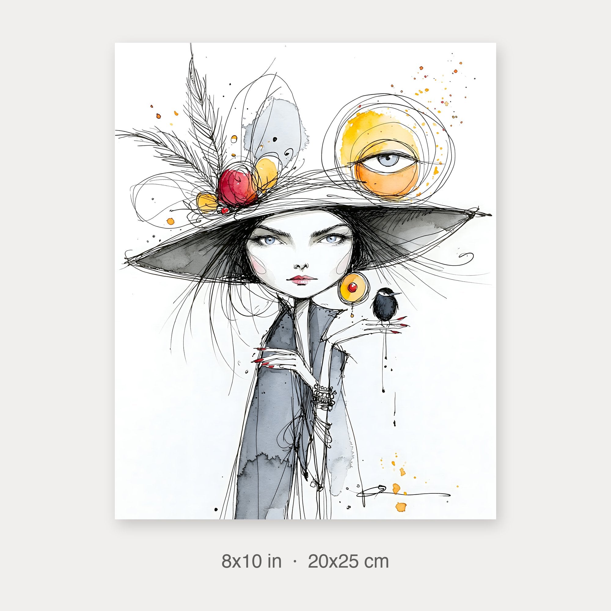 Semi-Gloss Poster 8x10 crop preview