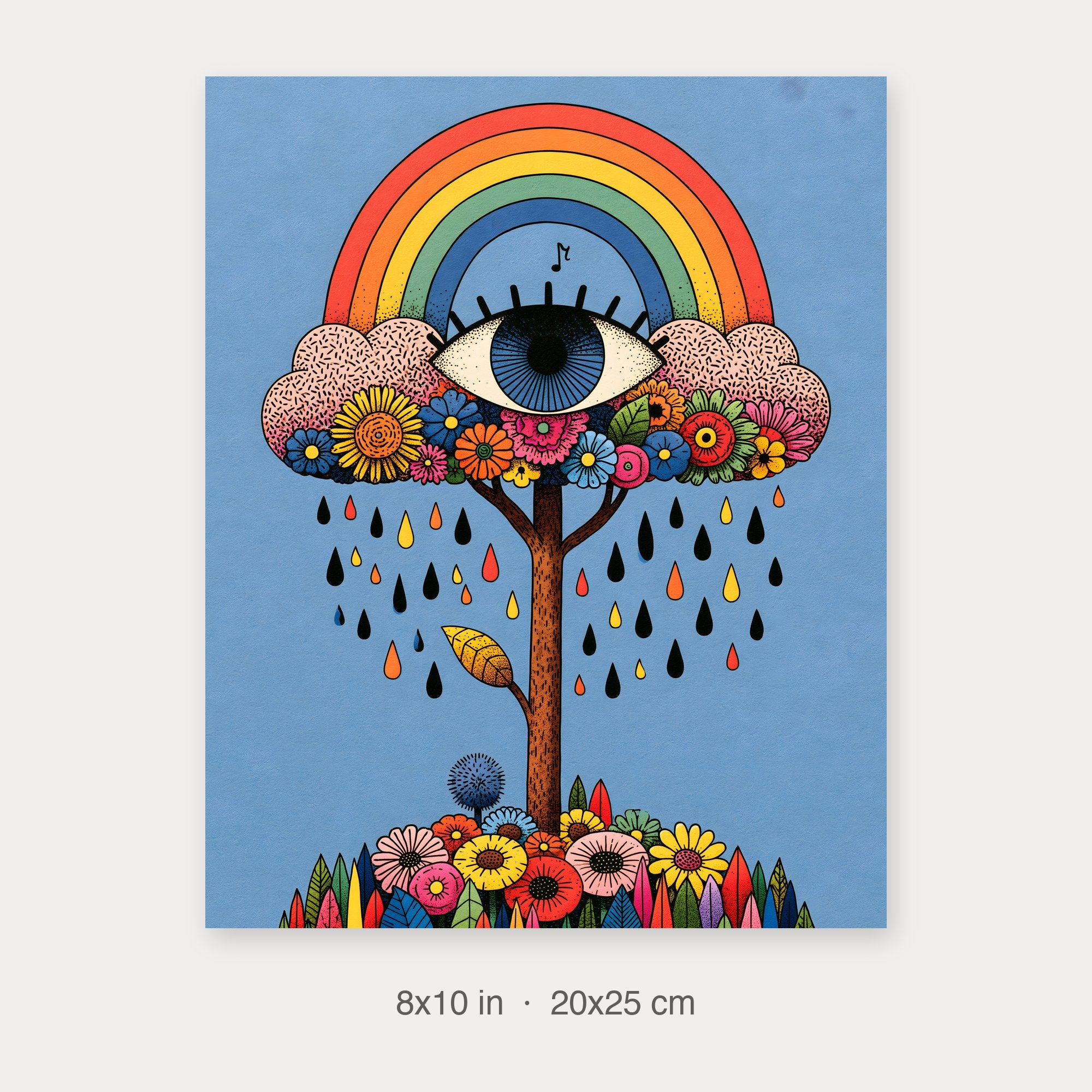 Semi-Gloss Poster 8x10 crop preview