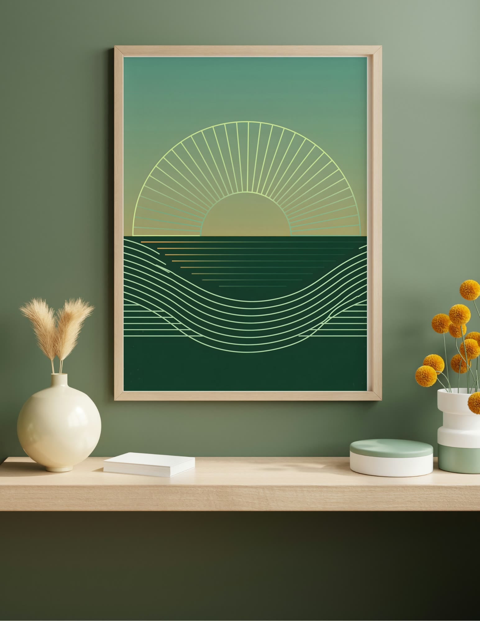 Fine Art Print shown in a room, mockup 1