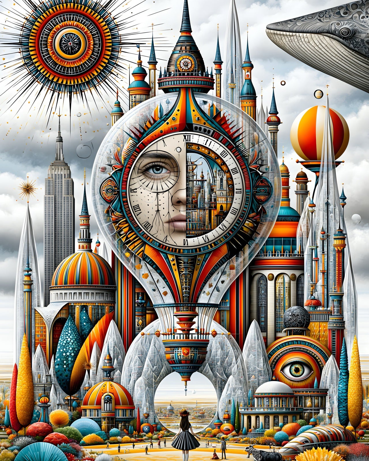 The Dreamer printable wall art digital download preview