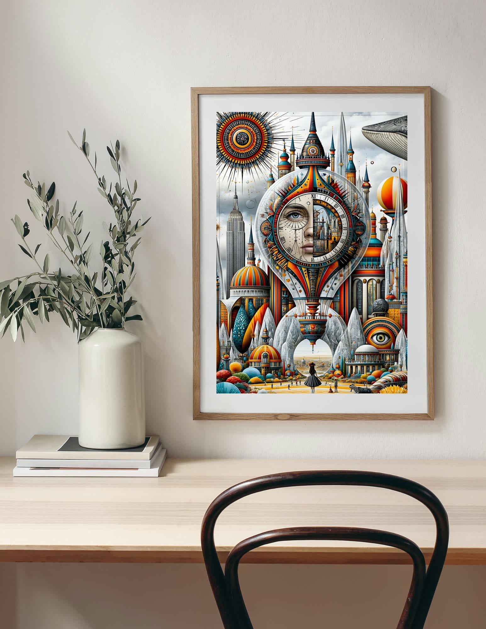 Fine Art Print shown in a room, mockup 1