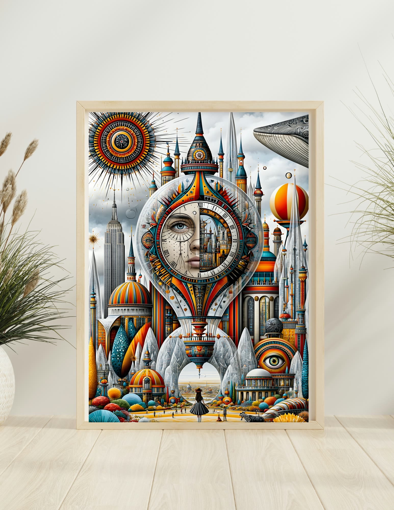 Semi-Gloss Poster shown in a room, mockup 1