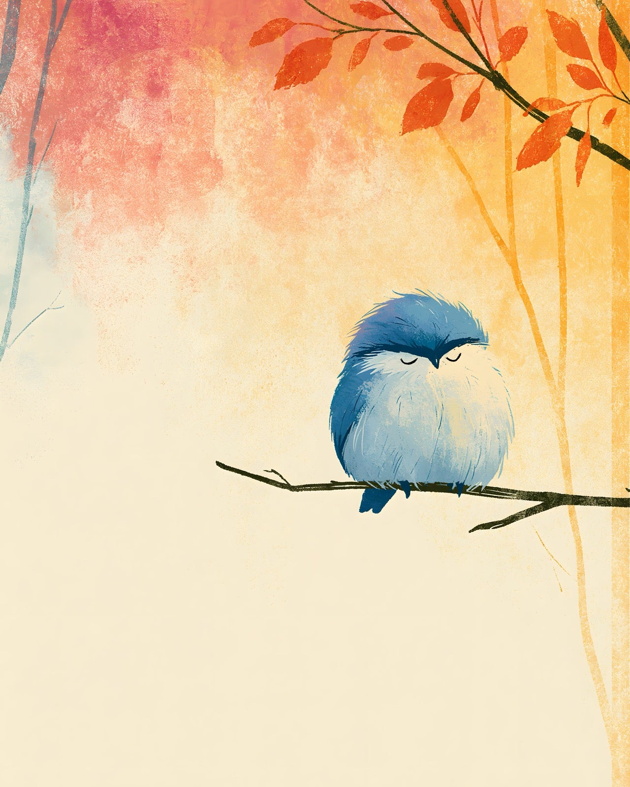 The Sleepy Bluebird