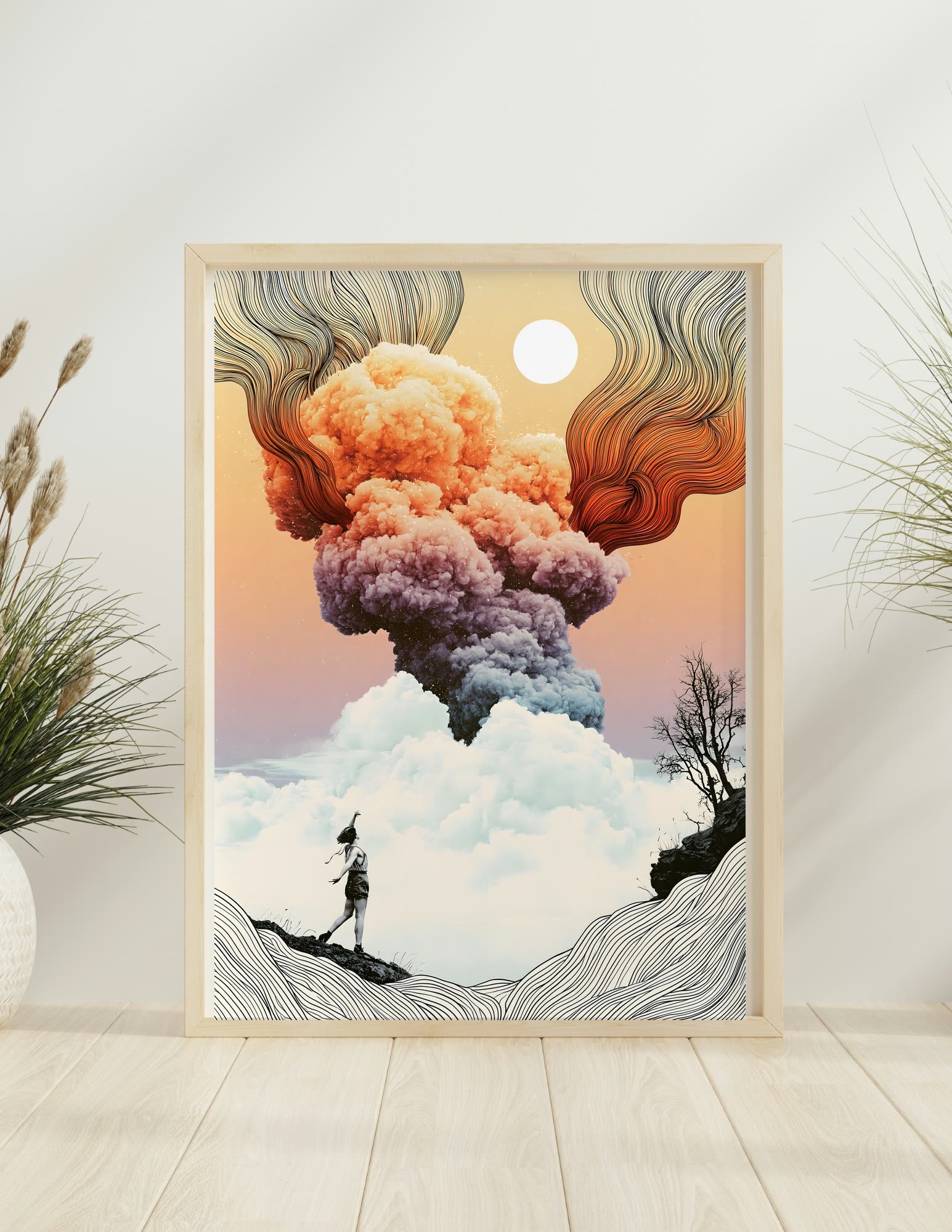 The Summoning framed room mockup