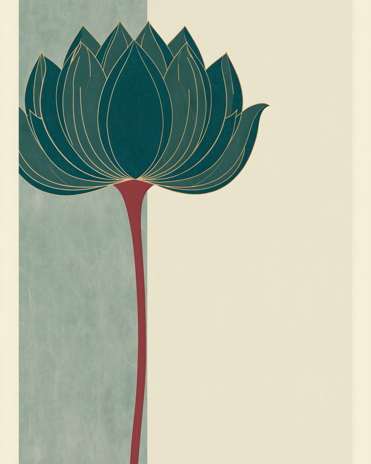 Teal Lotus
