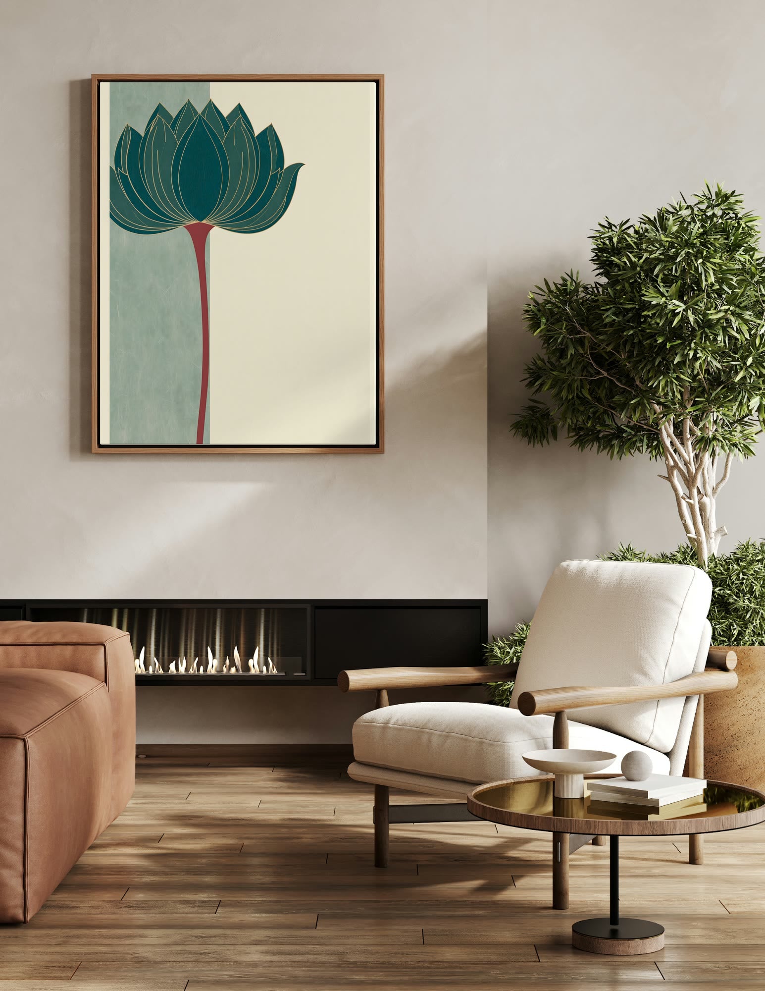 Fine Art Print shown in a room, mockup 2