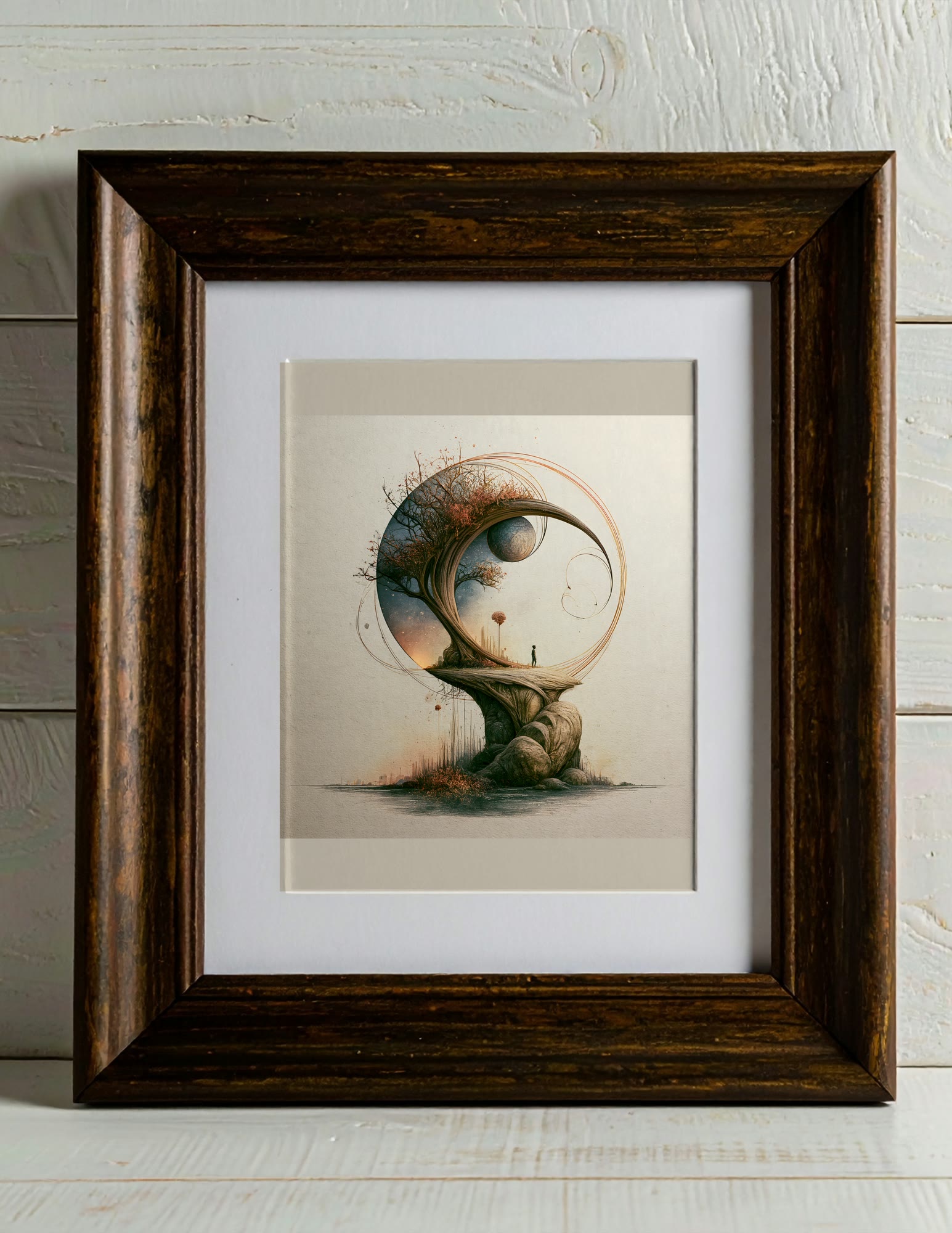 Fine Art Print shown in a room, mockup 2