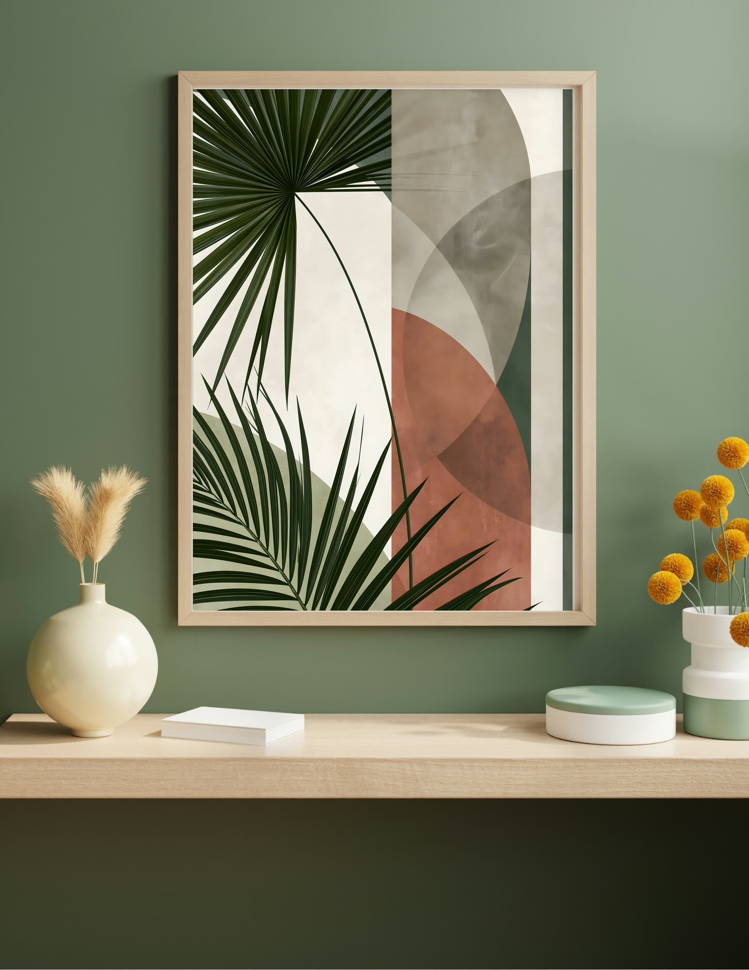 Semi-Gloss Poster shown in a room, mockup 2