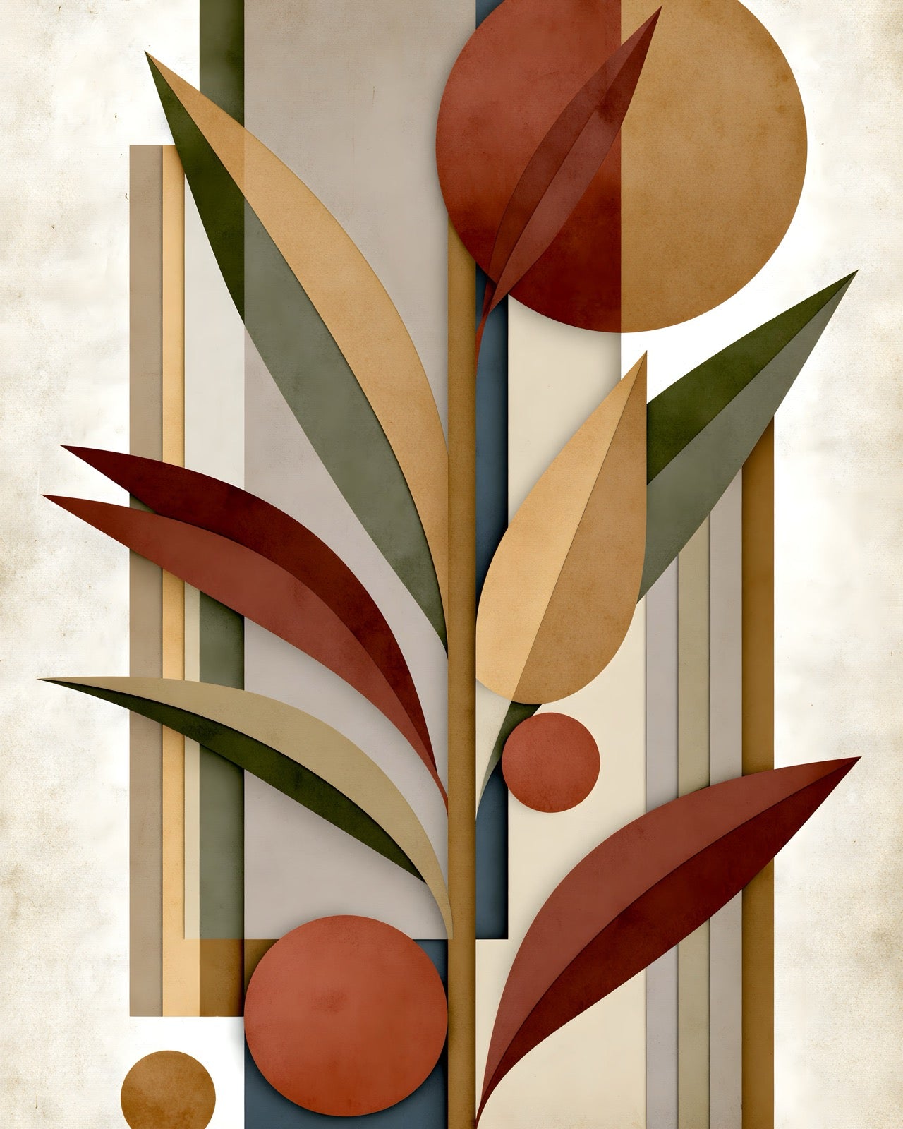 Marquetry Botanical