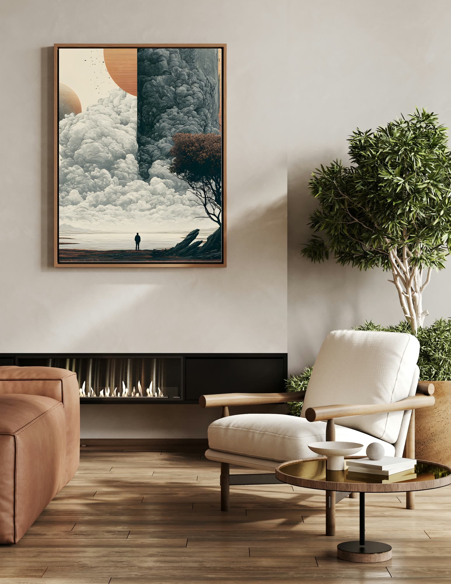 Fine Art Print shown in a room, mockup 1