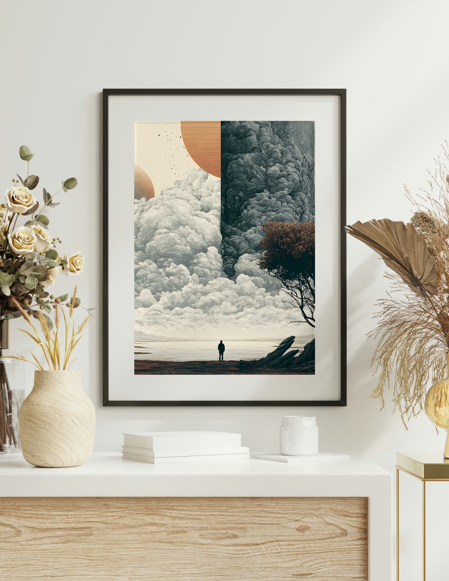 Semi-Gloss Poster shown in a room, mockup 1