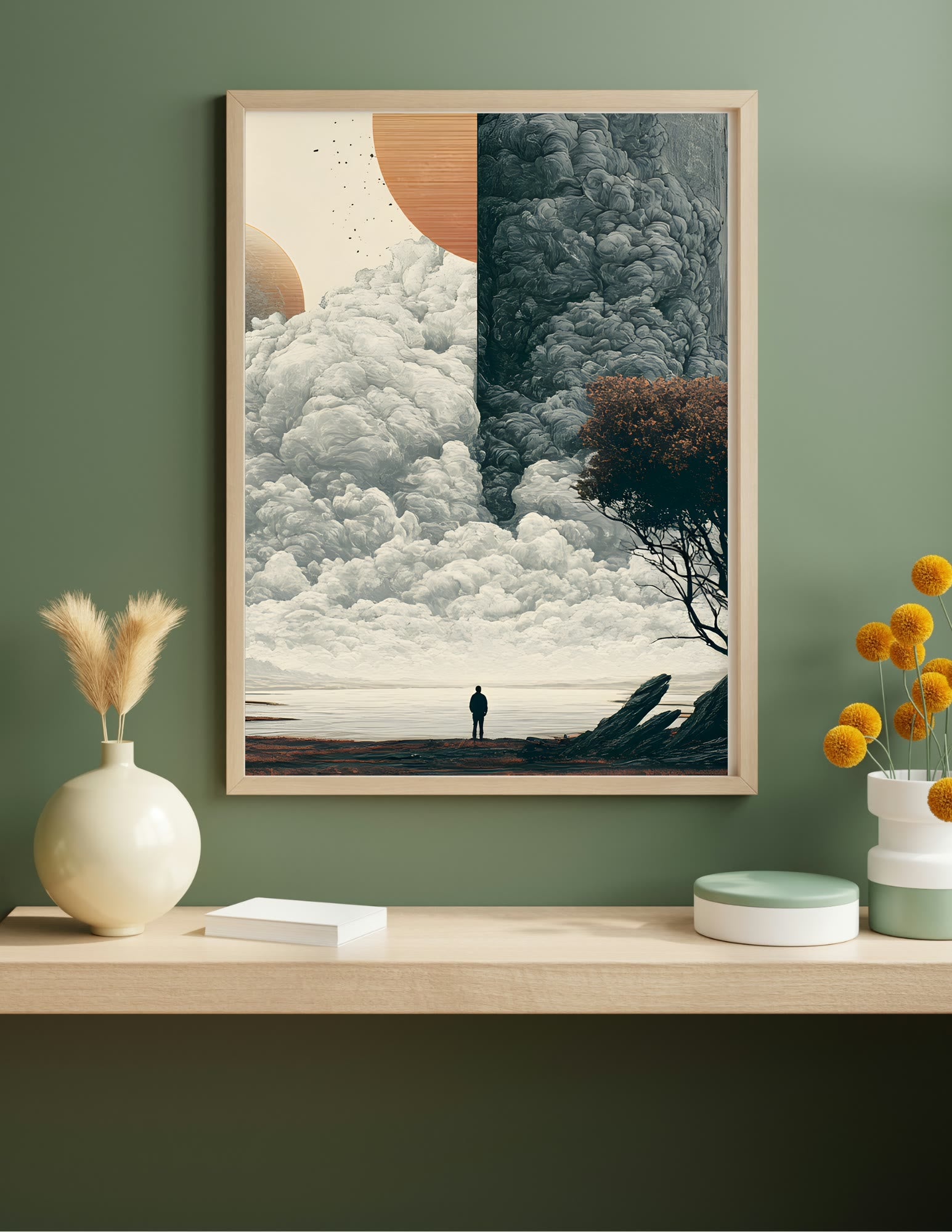 Fine Art Print shown in a room, mockup 2