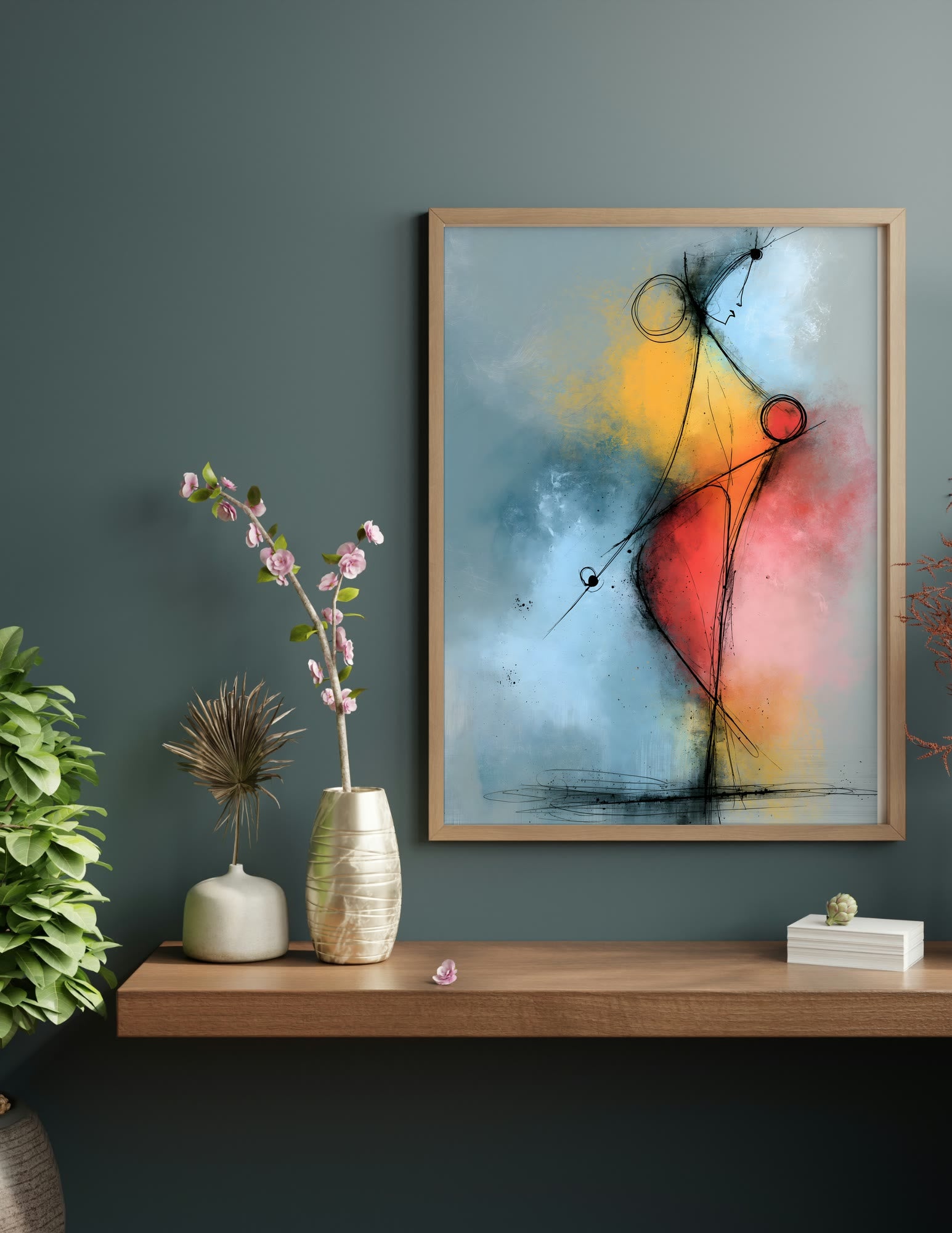 Semi-Gloss Poster shown in a room, mockup 1