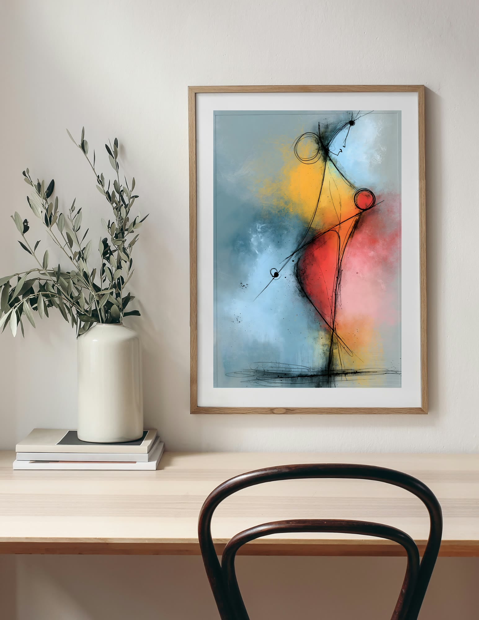 Fine Art Print shown in a room, mockup 2